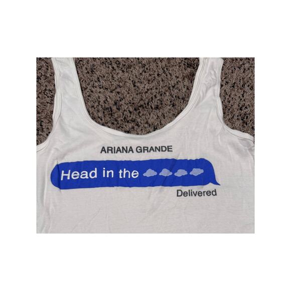 Rare Ariana Grande Tank "Head In The Clouds" Large - Picture 2 of 4